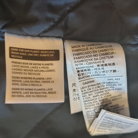 Levi's Sansome Blue Denim Vest Size Medium - Picture 14 of 16